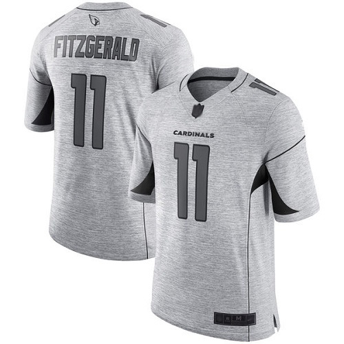 Arizona Cardinals Limited Gray Men Larry Fitzgerald Jersey NFL Football #11 Gridiron II->arizona cardinals->NFL Jersey